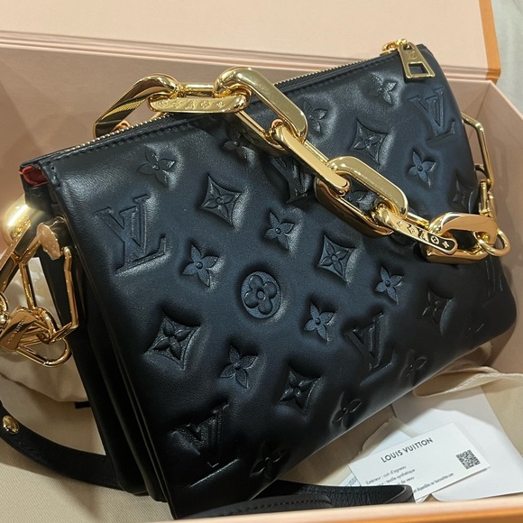 Louis Vuitton Coussin BB Embossed Bag with Gold Chain - Picture 2 of 12